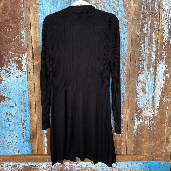 Ava Black Long Cardigan Sweater Size XL - Picture 5 of 5